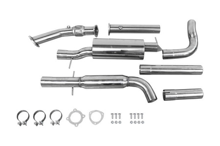 Układ wydechowy CatBack - VW Golf IV Jetta 1.8T FWD  + Downpipe 3"