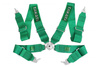 Pasy sportowe 4p 3" Green - Takata Replica harness
