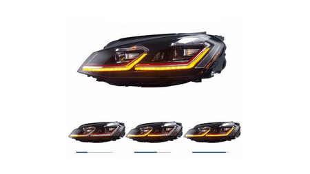 Zestaw Lamp Halogenowych Red VW GOLF VII przed liftem 2013-2017