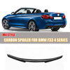 SPOILER BMW F33 CABRIO LOOK M4 GLOSSY BLACK