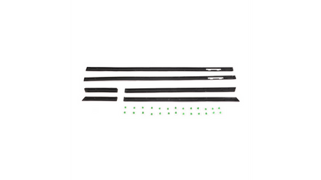 Listwy boczne czarne zestaw 6 sztuk BMW 5 E39 1995-2003