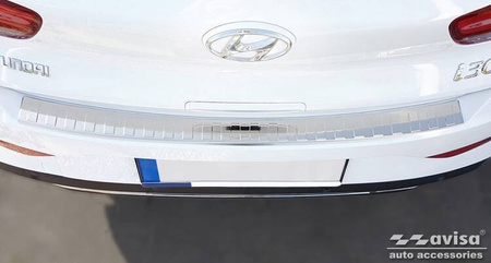Nakładka na zderzak tylny do Hyundai i30 III (Stal)