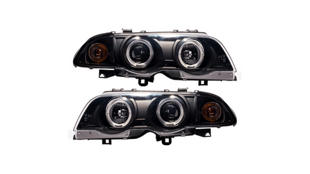 Zestaw Lamp Halogenowych Black BMW 3 E46 przed liftem 1998-2001