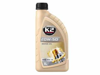 K2 TEXAR 20W-50 XL Olej silnikowy, 1L