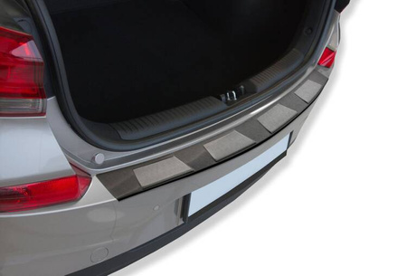 Zderzak 4 TRAPEZ Seat Leon Cupra Kombi 5 2014-2019 - Satin Black&White