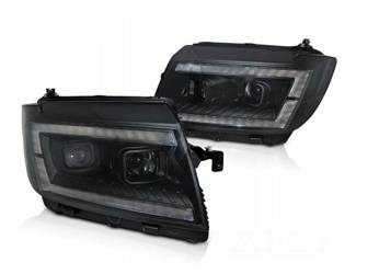 Reflektory Tube Led Black Do Vw Crafter Ii 2017-
