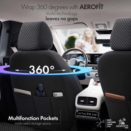 Komplet pokrowców na fotele samochodowe OTOM SPORT PLUS 101