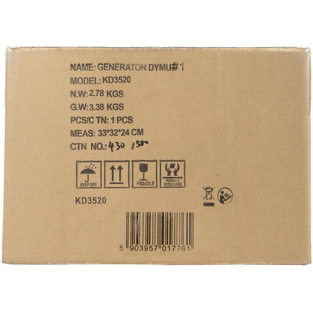 Generator dymu do sprawdzania szczelności układów 12V 9l/min 30ml KD3520