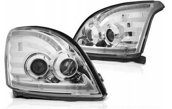 Lampy przednie TOYOTA LAND CRUISER 120 03-09 CHROM