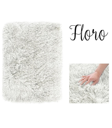 DYWAN FLORO 100 X 150 CM SHAGGY DŁUGI MIĘKKI WŁOS DO SALONU I SYPIALNI