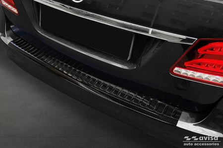 Nakładka na zderzak tylny Mercedes E Klasa  W212 T-Model (Carbon Fiber)