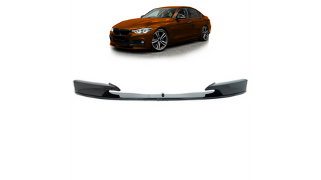 Dokładka przedniego zderzaka Gloss Black BMW 3 F30 F31 2011-2019