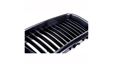 Grill sportowy pojedyncze żeberka Matt Black BMW 7 E38 przed liftem 1994-1999