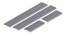 Progi 2 Line Ford Focus III Hatchback/Sedan 5\4 2011-2014 - Satin Black&White