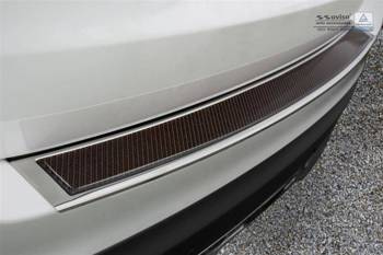 Nakładka na zderzak tylny do Mercedes GLC X253 (Carbon+Stal)
