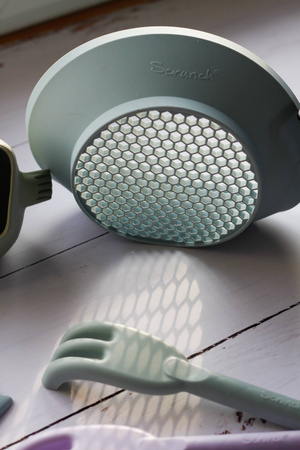 Silikonowe Sitko do piasku Scrunch - Pudrowy Róż