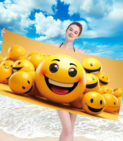 RĘCZNIK PLAŻOWY KĄPIELOWY 100 X 180 CM MIKROFIBRA DUŻY SZYBKOSCHNĄCY MIĘKKI KOLOROWY