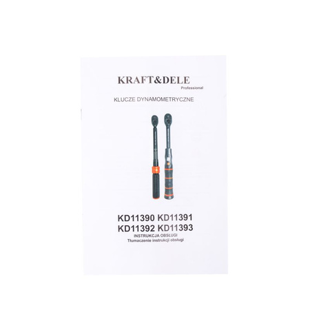 Klucz dynamometryczny 1/4 1-25Nm KD11390