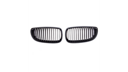 Grill sportowy pojedyncze żeberka Matt Black BMW 3 E92 E93 przed liftem 2005-2010