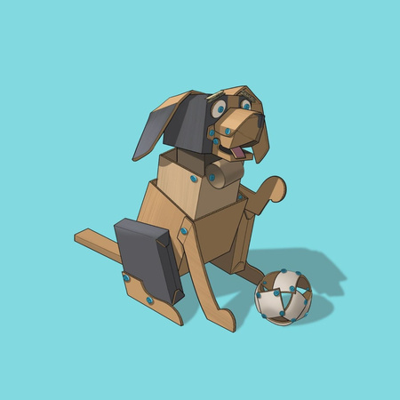 Bezpieczny roler perforujący tekturę Fold-Roller Makedo