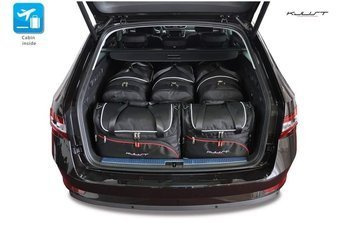 SKODA SUPERB KOMBI 2015+ TORBY DO BAGAŻNIKA 5 SZT