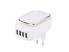Ładowarka sieciowa MYWAY 4x USB 4.4A z dotykową lampką LED + adaptery - wtyczki do gniazd EU, UK i USA
