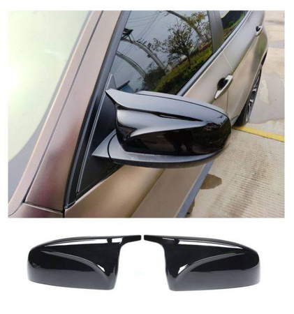 NAKŁADKI NA LUSTERKA BMW X5 E70 X6 E71 GLOSSY BLK