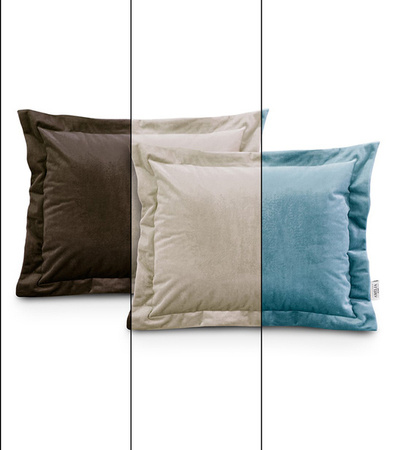 POSZEWKA DEKORACYJNA 2 SZT 50 x70 CM POKROWIEC MIĘKKI GŁADKI MODNY STYLOWY GLAMOUR VELVET