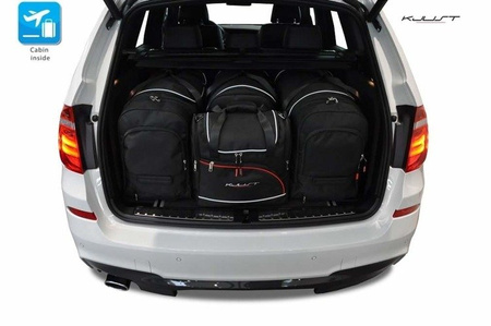 BMW X3 2010-2017 TORBY DO BAGAŻNIKA 4 SZT