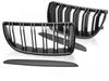 Grill (nerki) do BMW E90 E91 05-08 matt black