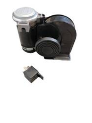 SYGNAŁ JGR NAUTILUS CZARNY Z KOMPRESOREM I PRZEKAŹNIKIEM 12V