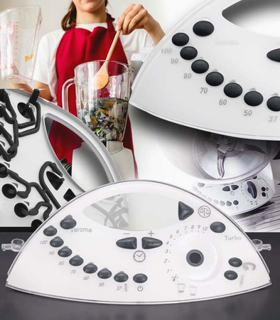 PANEL STERUJĄCY EKRAN OBUDOWA PRZEDNIA PRZYCISK PANELOWY CZĘŚĆ AKCESORIA DO ROBOTA KUCHENNEGO