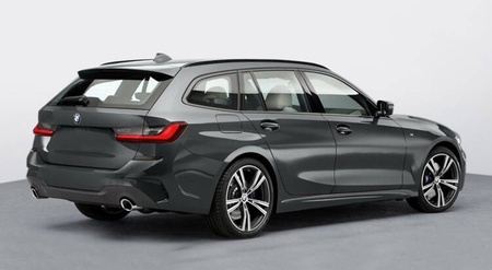 Nakładka na zderzak tylny do BMW serii 3 VII G21 Kombi (Stal)