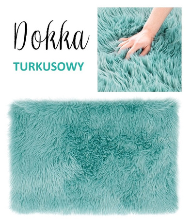 DYWAN DOKKA 75 X 120 CM PROSTOKĄTNY MIĘKKI GRUBY DO SALONU SYPIALNI