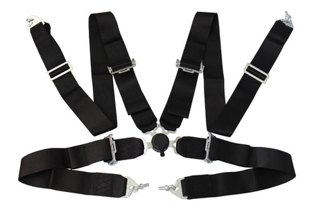 Pasy sportowe 4p 3" Black - Quick