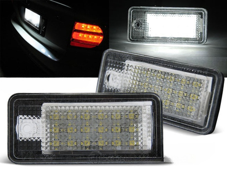 Lampki rejestracji Audi A3/A4/A6/Q7 z Canbus
