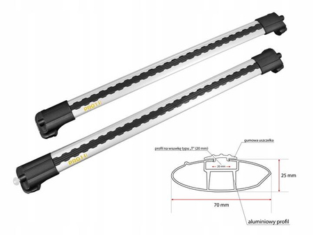 Bagażnik dachowy relingi BMW 3 E91 2005-2013