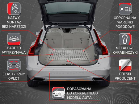 Siatka do bagażnika Nissan 370Z Coupe 2009-...