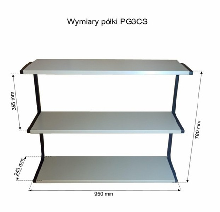 Półka garażowa PG3CS