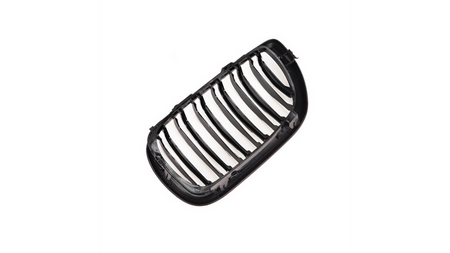 Grill sportowy podwójne żeberka Gloss Black BMW 3 E46 Compact Facelift 2001-2005