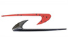 BOCZNE WLOTY MERCEDES W205 LOOK E213 CARBON