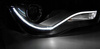 Lampy reflektory Audi A1 10-14 led drl black depo