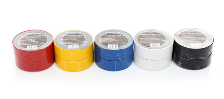 Taśma izolacyjna PVC 10szt. mix kolorów KD10915