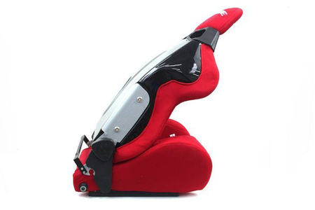 Fotel sportowy CUGA Welur Bride Red