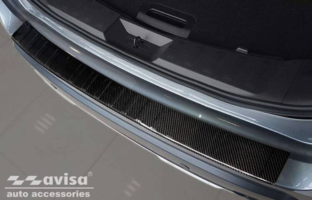 Nakładka na zderzak tylny do Nissan X-Trail III (Carbon Fiber)