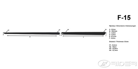 Renault Talisman Sedan listwy boczne