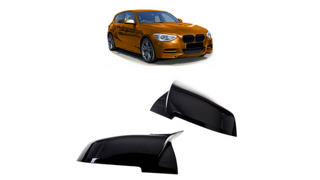 Zestaw osłon lusterek bocznych Gloss Black BMW 1 F20 F21 2 F22 F23 F87 3 F30 F31 4 F32 F33 F36 X1 E84 2012-2019