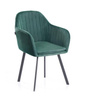 KRZESŁO TRENTO TAPICEROWANE NOWOCZESNY DESIGN FOTEL WELUR SALON JADALNIA
