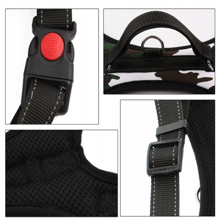 MOCNE SZELKI DLA PSA BEZUCISKOWE REGULOWANE M