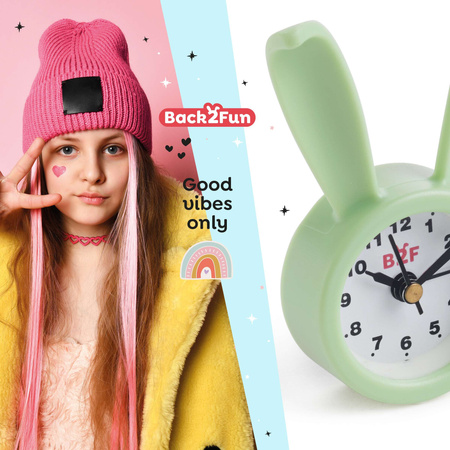 Budzik Miquelrius - Zielony Królik